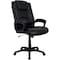 Global Industrial Bonded Leather Executive Office Chair With Arms, Black 277423-AM - alternate 1